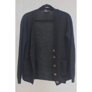 Black Knit Cardigan